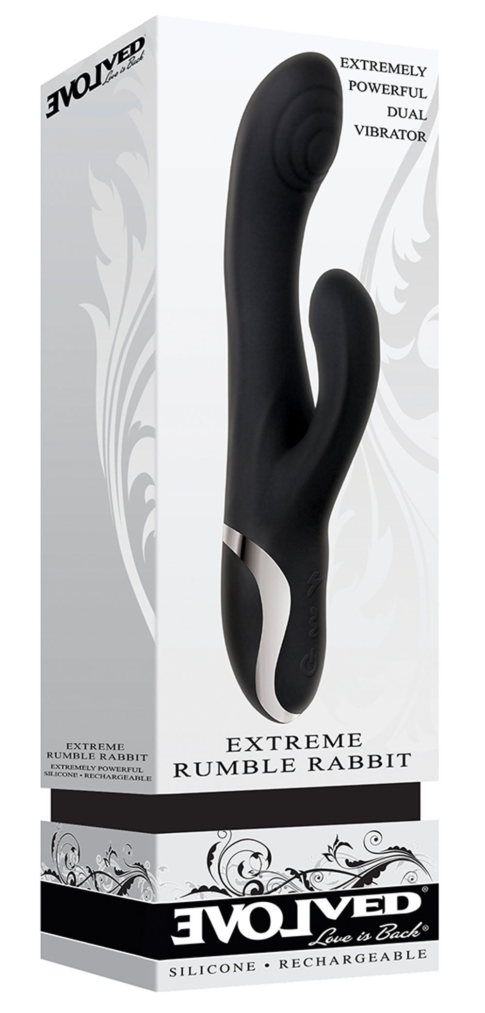 Evolved Novelties Extreme Rumble Rabbit Dual-Motor Vibrator - EN-RS-2865-2