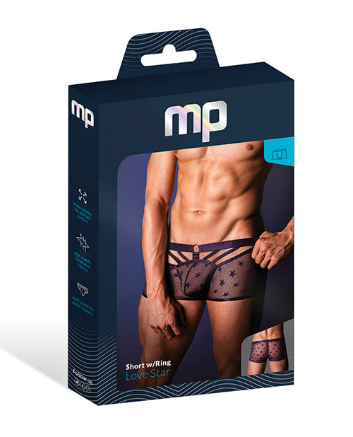 Love Star Short w/Ring - Purple XL by Male Power