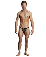 Male Power Rip off Thong w/Studs Black L/XL by Male Power