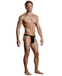Male Power Bong Clip Thong Black L/XL by Male Power