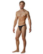 Male Power Sheer Nylon Lycra Pouch Thong Black L/XL by Male Power