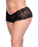 Lace Boyshort Black 1X/2X by Mapale