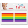 Kheper Games Rainbow Pride Pasties — Mixed Fruit Nipple Stickers - KG-NV104