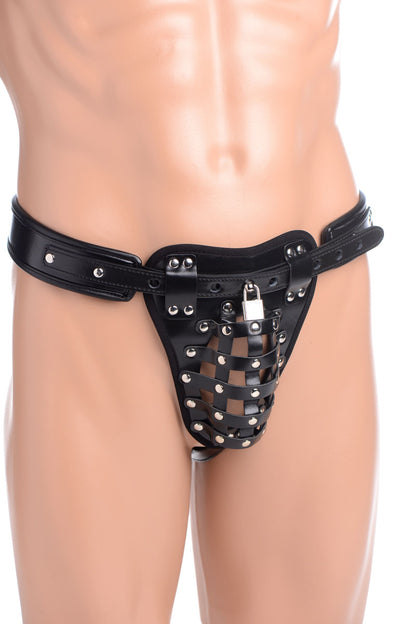 Netted Male Chastity Jock by XR Brands