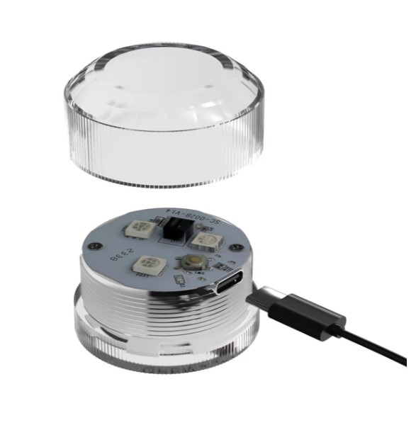 Pipedream After Dark Go-Go Bator LED Mega Masturbator, Frosted - PDRD634-20