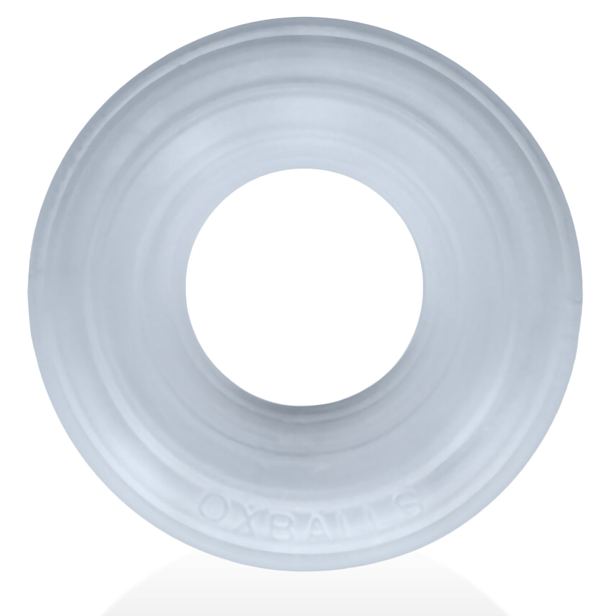Roto Grooved Gripper-Ribbed Cockring Clear Steam
