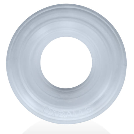 Roto Grooved Gripper-Ribbed Cockring Clear Steam