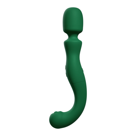Femme Funn Naya Wand Vibrator — Dark Green, 11 Modes, 3.7" Insertable - FF-1058-17