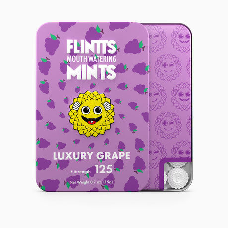 Flintts Mints Flintts Luxury Grape Mouthwatering Mints — F-Strength (28–30 per tin) - FM-LUXGRAPE
