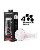 Maxtasy Show Master Non-Realistic Stroker - Clear by Maxtasy