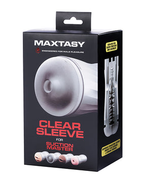 Maxtasy Suction Master Series Sleeve - Standard Clear by Maxtasy