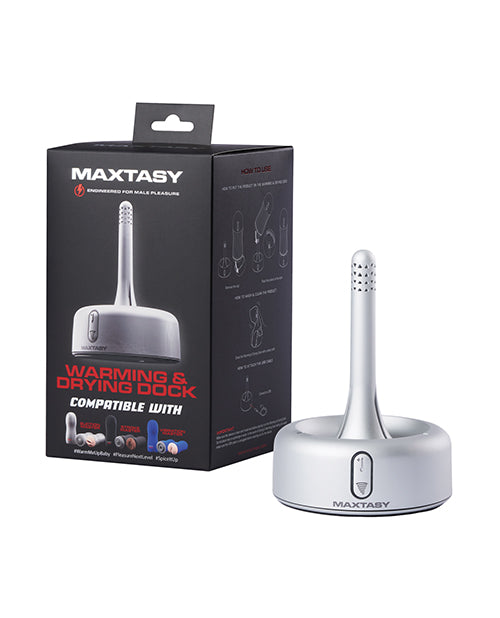 Maxtasy Warming & Drying Dock - Compatible w/Suction Master, Stroke Master & Vibration Master by Maxtasy