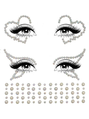 Leg Avenue Ayla Adhesive Glow-In-The-Dark Face & Body Stickers - LA-EYE046