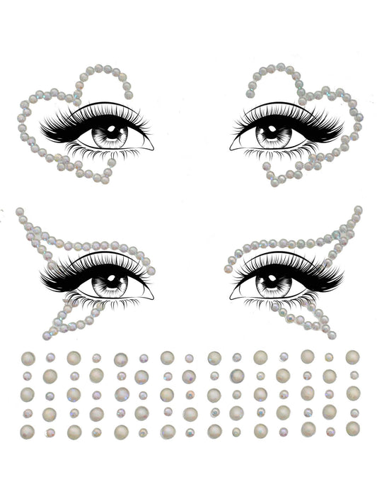 Leg Avenue Ayla Adhesive Glow-In-The-Dark Face & Body Stickers - LA-EYE046