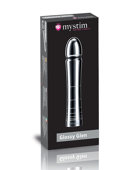 Mystim Glossy Glen e-Stim Aluminum Dildo by Mystim