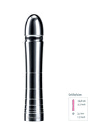 Mystim Glossy Glen e-Stim Aluminum Dildo by Mystim