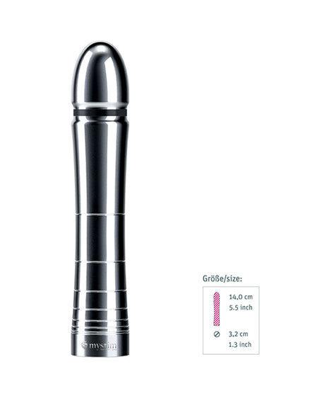 Mystim Glossy Glen e-Stim Aluminum Dildo by Mystim