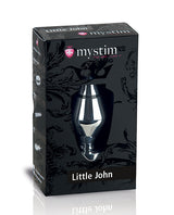 Mystim Little John Buttplug Small Aluminum - Silver by Mystim