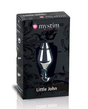 Mystim Little John Buttplug Small Aluminum - Silver by Mystim