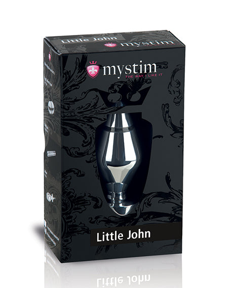 Mystim Little John Buttplug Small Aluminum - Silver by Mystim
