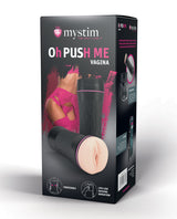 Mystim Oh-Pushme Vagina - Black by Mystim