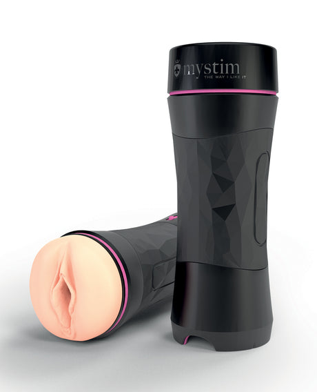 Mystim Oh-Pushme Vagina Masturbator — Black