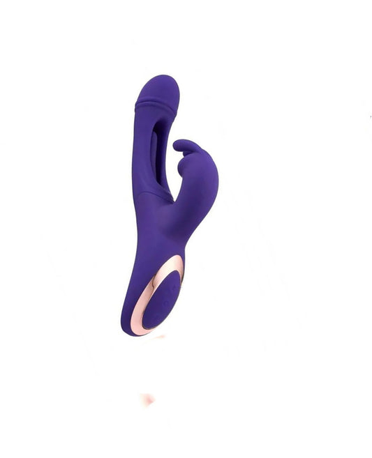 Cloud 9 Novelties Flutter Touch Rabbit Vibrator — Violet, 9 in - WTC604-VIO