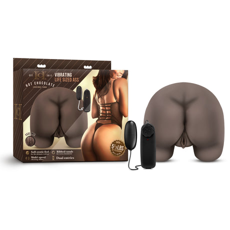 Blush Hot Chocolate Luscius Tiana Life-Sized Vibrating Rear with Dual Openings - BL-90236