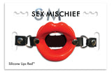 Sportsheets Silicone Lips Mouth Gag — Red - SS099-43
