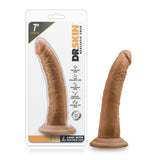 Dr. Skin - 7 Inch Cock With Suction Cup - Mocha by Blush
