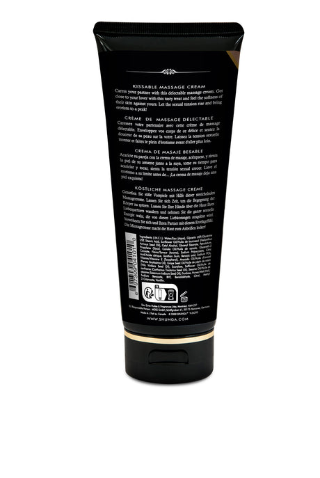 Shunga Kissable Massage Cream — Intoxicating Chocolate, 7 fl oz (200 ml) - SHU4109