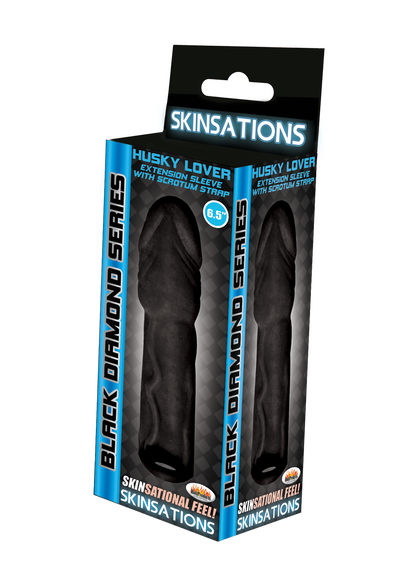 Skinsations Black Diamond Series Husky Lover 6.5 Inch - Black by Hott Products