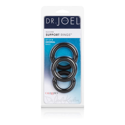 Dr. Joel Kaplan Silicone Support Rings - Black by CalExotics