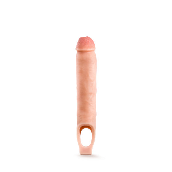 Performance Plus - 11.5 Inch Silicone Cock Sheath Penis Extender - Vanilla by Blush
