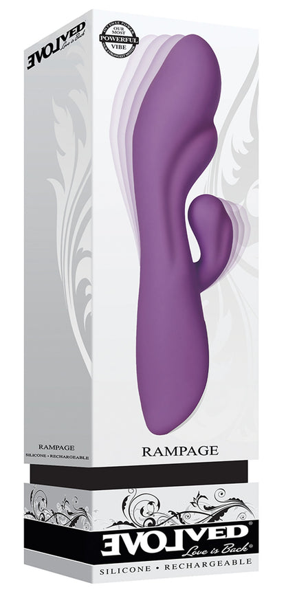Rampage Purple Silicone Vibe by Evolved Novelties