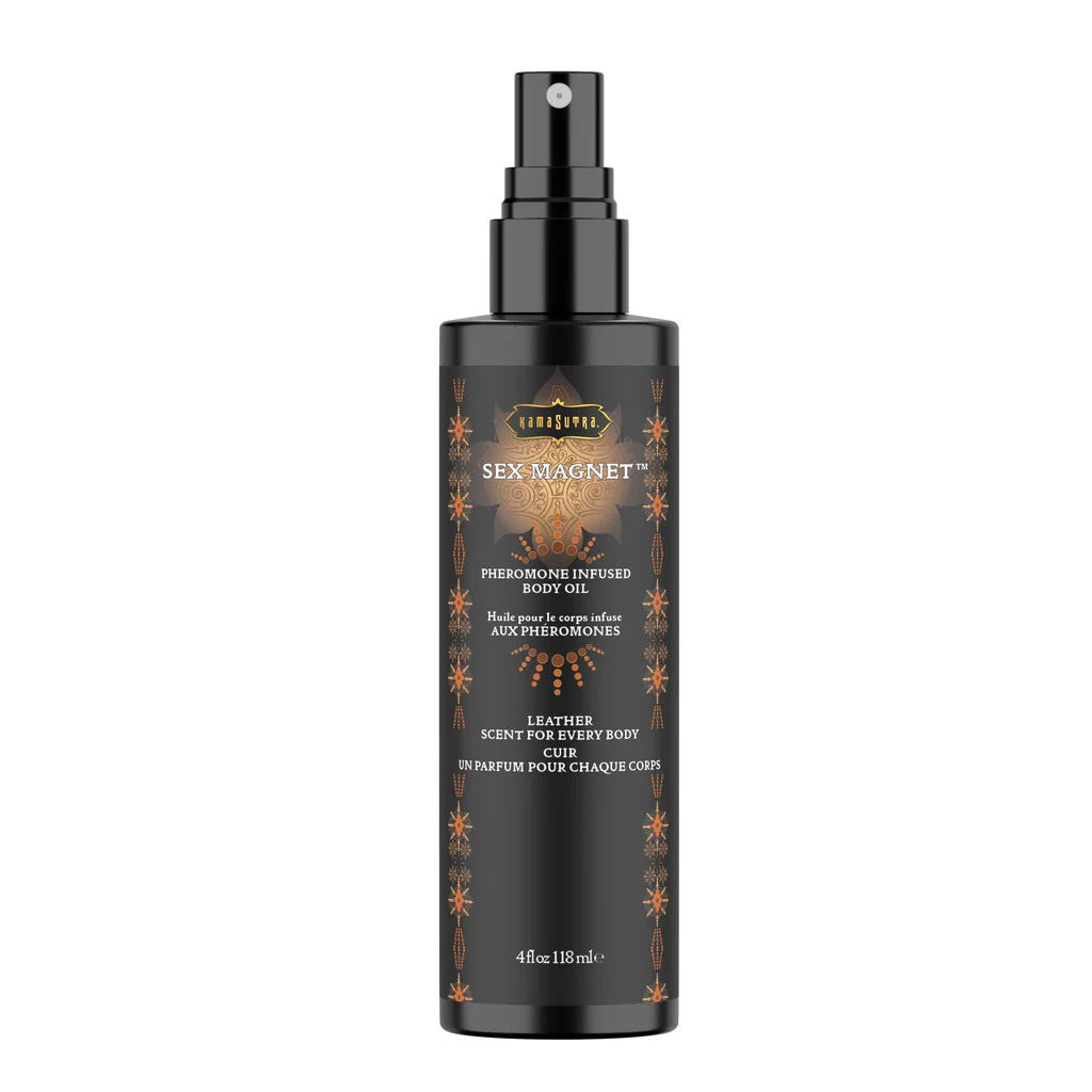 Kama Sutra Sex Magnet Pheromone Body Spray — Leather, 4 fl oz - KS12085