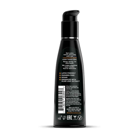 Wicked Sensual Care Aqua Cinnamon Bun Water-Based Lubricant, 4 fl oz - WS-90344