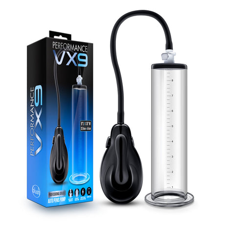 Blush Performance Vx9 Auto Penis Pump — Clear - BL-06201