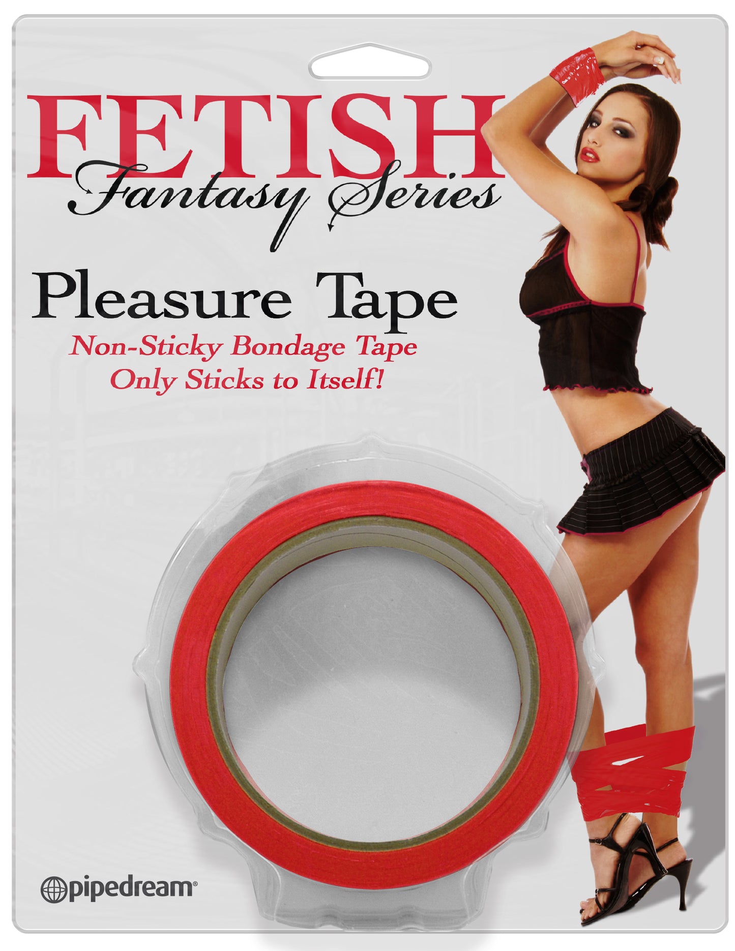 Fetish Fantasy Series Pleasure Tape - Red by Pipedream