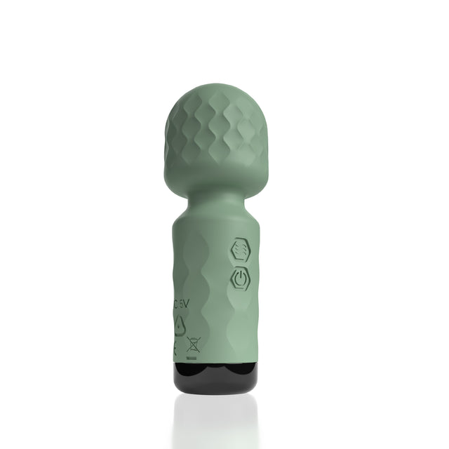 Screaming O Winny Rechargeable Mini Wand — Sage Green, 5.75" - SO-ACW-SG