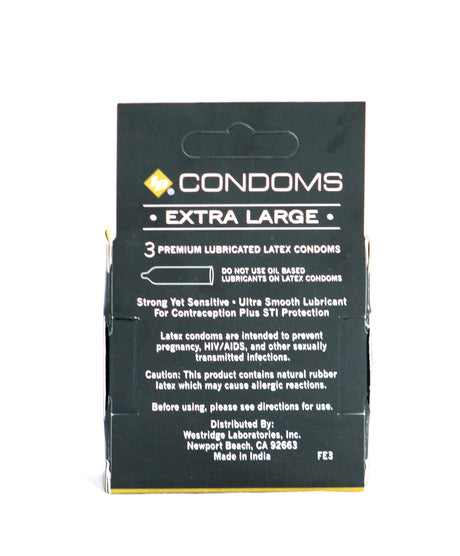 I.D. Lubricants ID Lubricants Assorted Condoms — Case of 72 (3-Packs) - ID-CAS-03