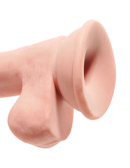 King Cock Plus Triple Density 6.5 Inch Cock With Balls - Light by Pipedream