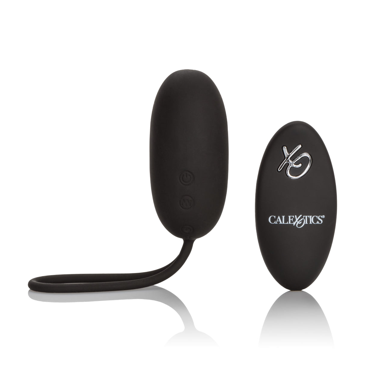 CalExotics Silicone Remote Rechargeable Egg — Black - SE0077303