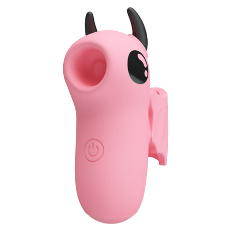 Pretty Love Magic Devil Finger Vibrator — Rechargeable Silicone, Pink - BI-300070-1