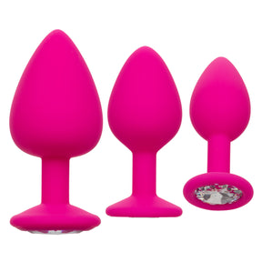 CalExotics Cheeky Gems Anal Training Kit — Pink (3-Pack) - SE0441103
