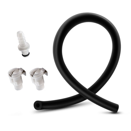 Blush Performance Pump Tubing and Connectors Kit — Black - BL-59991