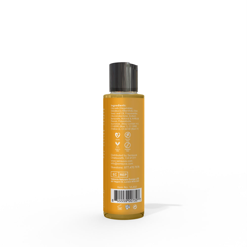 Sizzle Lips Warming Edible Gel - Hot Butter Rum - 4.2 Oz. by Sensuva