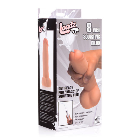 8 Inch Realistic Dual Density Squirting Dildo by XR Brands