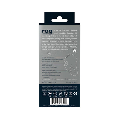 VeDO Roq Rechargeable C-Ring — Just Black - VI-R0508