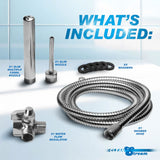 Metal Deluxe Shower System